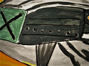 Niet of onleesbaar gesigneerd - Jaren 60/70 Expressionistische Gemengde techniek CoBrA "Kip" gesigneerd kopen? Bied vanaf 1!