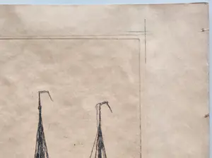Jan Sirks - Rotterdam 1918 - Aelbrechtskolk met 2 tjalken - 130-JS kopen? Bied vanaf 25!