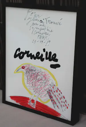 Corneille - Ingelijste gemengde techniek - 1979 (nieuwe lijst!) kopen? Bied vanaf 1000!