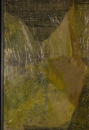 Corry van Hoof - Gemengde techniek op paneel, Zonder titel - Ingelijst kopen? Bied vanaf 1!