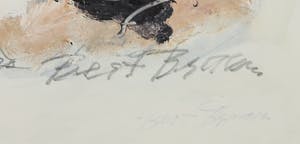 Bert Braam - Gemengde techniek op karton, Lot van twee abstracte composities kopen? Bied vanaf 1!