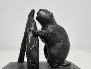 Brons (Onbekend) - bronzen sculptuur | 'Bever' kopen? Bied vanaf 1!