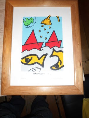 Peter Louman - Zeefdruk, Over water gesproken... kopen? Bied vanaf 25!