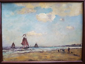 Jan Hendrik Weissenbruch - kopie in olieverf, door Mastrigt kopen? Bied vanaf 40!