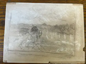 Anton Mauve (sr.) - Bomenrij in een winters landschap kopen? Bied vanaf 110!