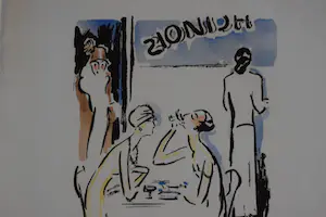 Kees van Dongen - Pochoir - De lunch kopen? Bied vanaf 400!