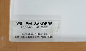 Willem Sanders - Gouache - Ingelijst (Zeer groot) kopen? Bied vanaf 180!