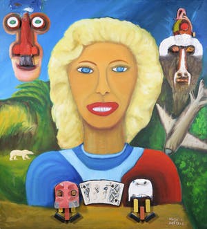 Hugo Bertels - Acryl op doek, Zonder Titel kopen? Bied vanaf 1!