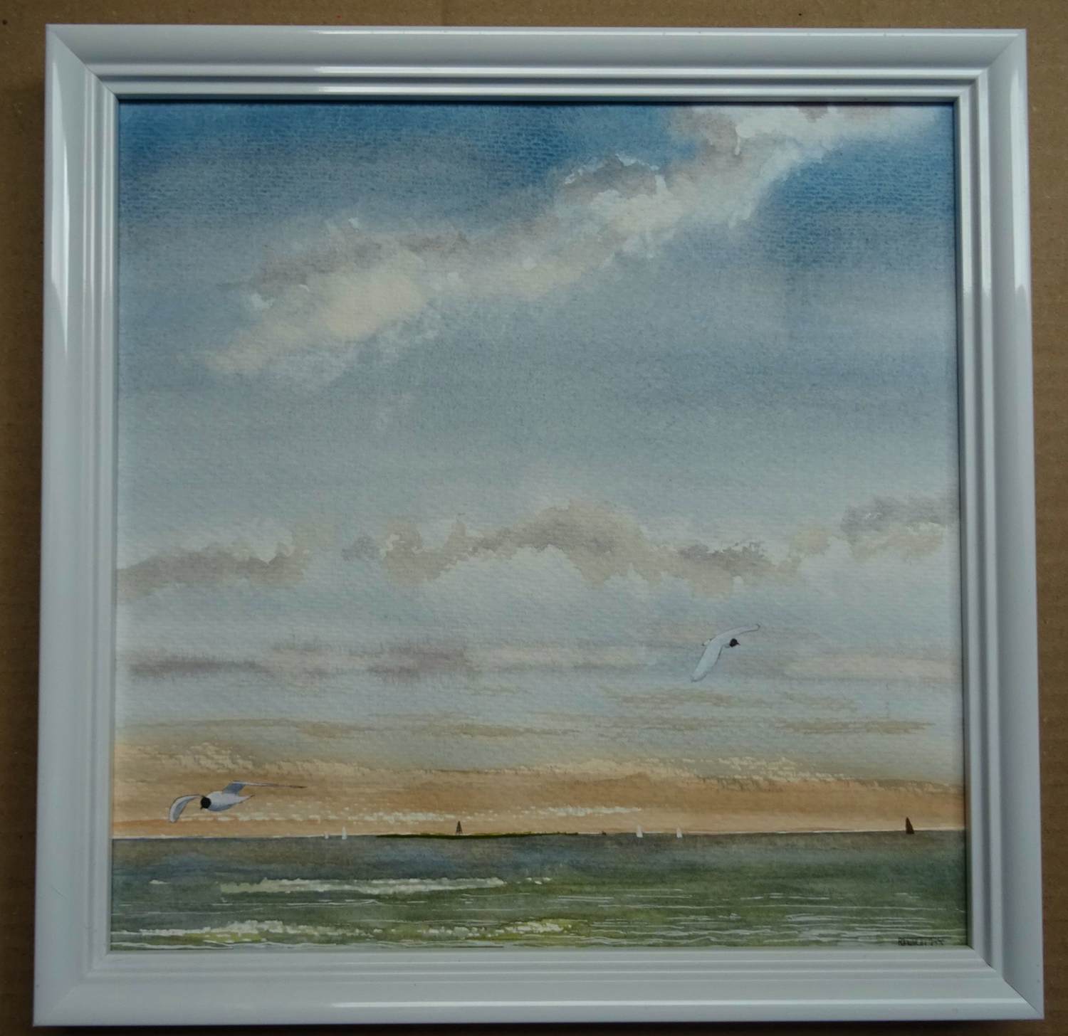 Franklin Meijer - Waddenzee met Griend en kokmeeuw kopen? Bied vanaf 25!