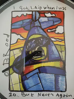 Herman Brood - Testpilot Blues Klok (gesigneerd!) kopen? Bied vanaf 295!