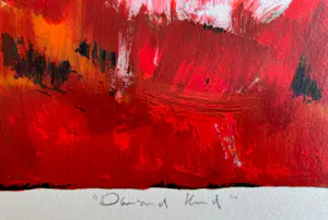 Charlotte Molenkamp - handgesigneerde zeefdruk | 'Dansend Kind' | 1993 kopen? Bied vanaf 1!