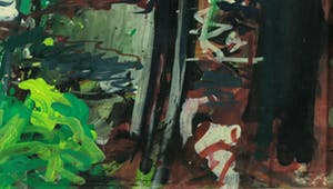Antoine van der Pas - Acryl op paneel, Boslandschap - Ingelijst (Groot) kopen? Bied vanaf 1!
