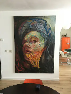 Onbekend - Statement piece - 140x200 - portret kopen? Bied vanaf 175!