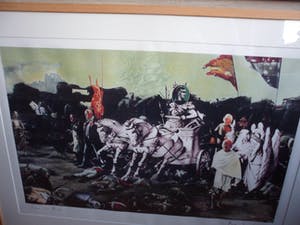 Rob Scholte - Zeefdruk. titel, " Vrede van Munster". kopen? Bied vanaf 80!