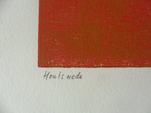 Henriette Boerendans - Houtsnede, 12 Oktober. kopen? Bied vanaf 40!