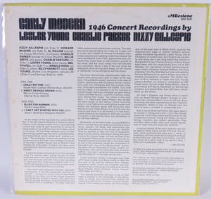 Lester Young - Charlie Parker - Dizzy Gillespie – Early Modern: 1946 Concert Recordings kopen? Bied vanaf 5!