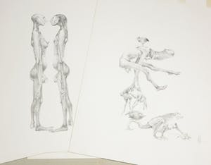 Melle Oldeboerrigter - Portfoliomap met 14 litho's, Melle kopen? Bied vanaf 35!