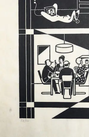 Gerd Arntz - Television - Kijkgenot - 1967/1986 kopen? Bied vanaf 250!