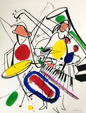 Michel Tyszblat - Ingekleurde zeefdruk - Gesigneerd - 2011 - Zeer goede staat verkocht voor € 45!