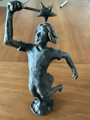 Corry Ammerlaan - Brons beeldje „Meisje met ster“ kopen? Bied vanaf 45!