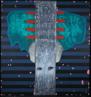 Jan Bollaert - Acryl op doek, De Sjamaan (Zeer Groot) kopen? Bied vanaf 1!