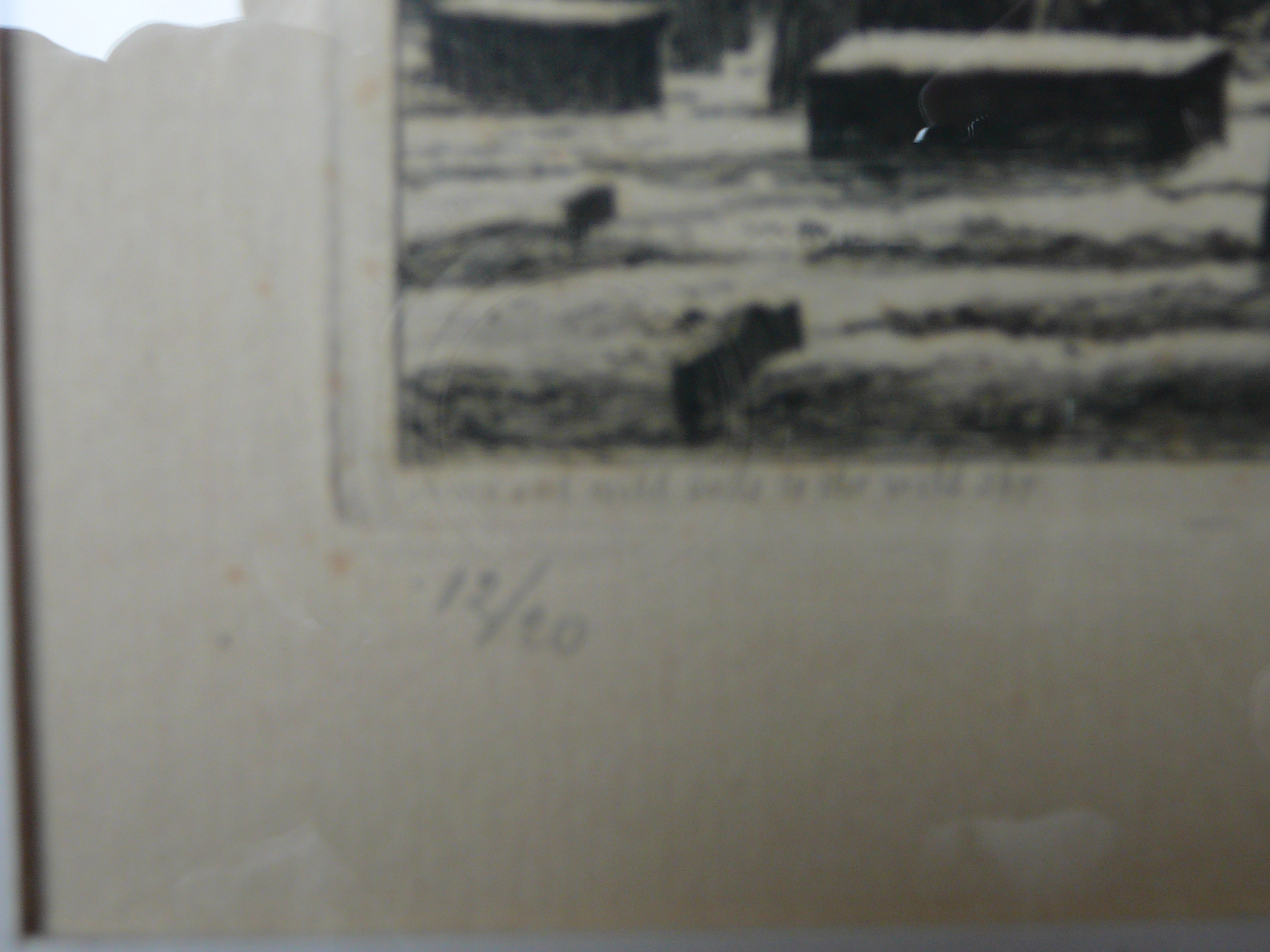 Richard Samuel Chattock - ets "Ring out wild bells to the wild sky" kopen? Bied vanaf 80!