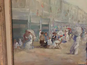 Jan Hovener - Strand bij Knokke kopen? Bied vanaf 1500!