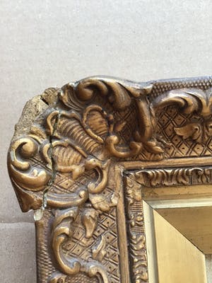 H. Wiegman - Olieverf schilderij roze plant in pot, gelijst en gesigneerd kopen? Bied vanaf 45!