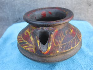 Niet of onleesbaar gesigneerd - Tibetaanse yakboterlamp kopen? Bied vanaf 10!