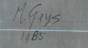Mareike Geys - Olieverf op doek, Schilderij No. 4 - Ingelijst (Zeer Groot) kopen? Bied vanaf 175!