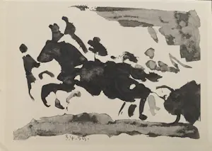 Pablo Picasso - “ Toros y Toreros, Bullfighters". kopen? Bied vanaf 30!
