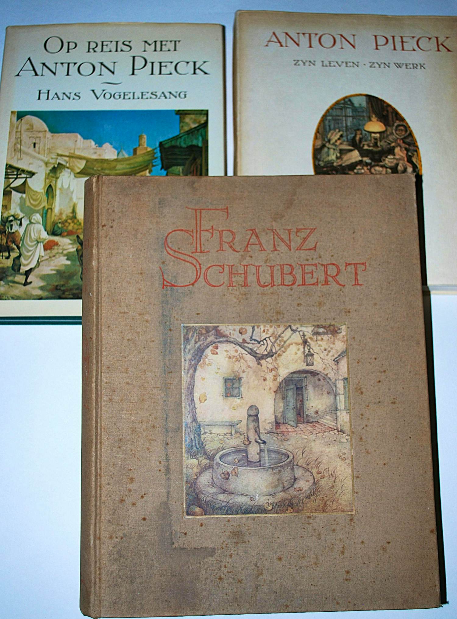 Anton Pieck - 16 ill. in Franz Schubert (1933) & 2 handgesigneerde boeken kopen? Bied vanaf 85!