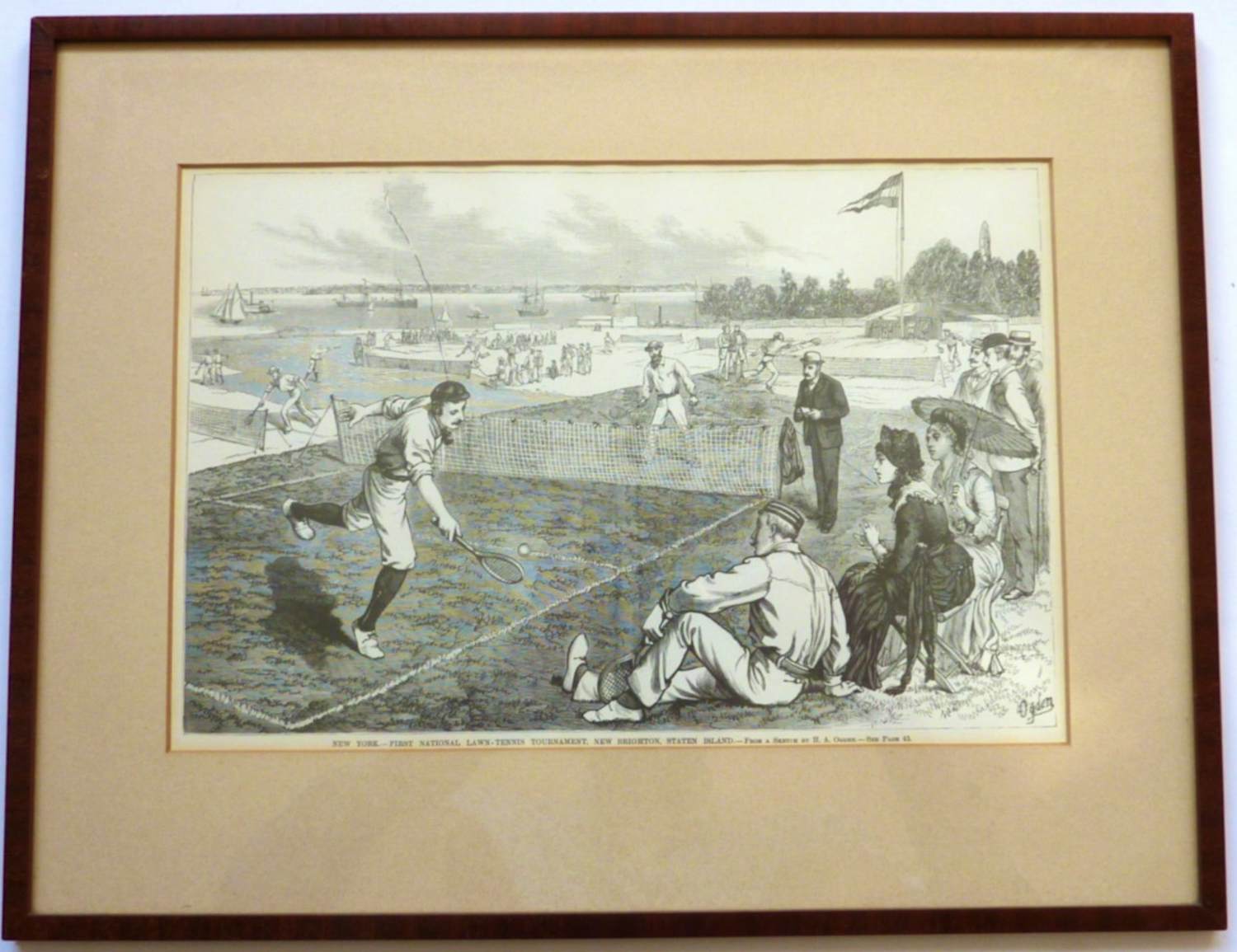 Henry Alexander Ogden - NEW YORK - First National Lawntennis Tournament kopen? Bied vanaf 75!