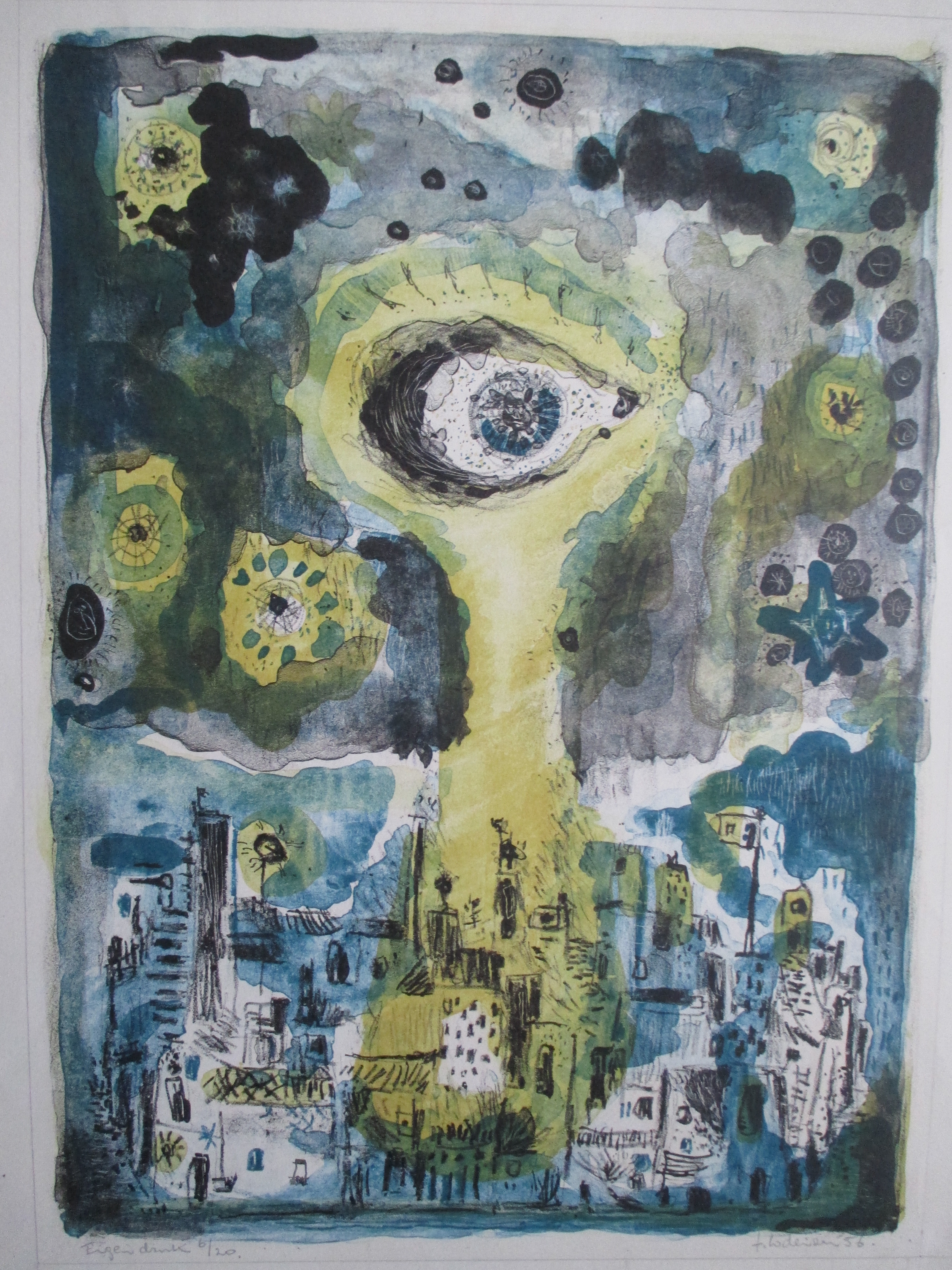 Frank Lodeizen - Litho 1956 verkocht voor € 30!