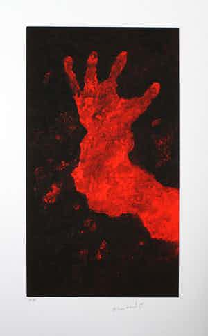 Armando - Handgesigneerde Giclee: De Hand verkocht voor € 85!