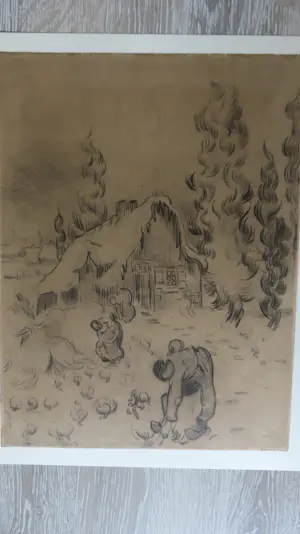 Vincent van Gogh - Acht tekeningen van Vincent van Gogh kopen? Bied vanaf 95!