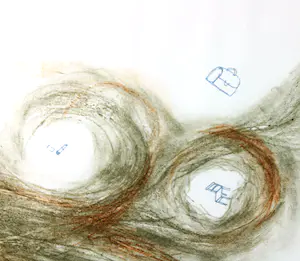 Helen Frik - Zonder titel, uit de serie De Prent kopen? Bied vanaf 35!