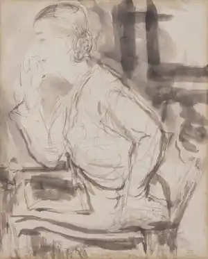 Buy Johan Dijkstra - Atelier - Portret van een vrouw? Bid from 350!