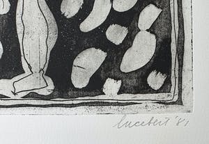 Lucebert - Ets en gedicht | Paradijs (kleine oplage) kopen? Bied vanaf 150!