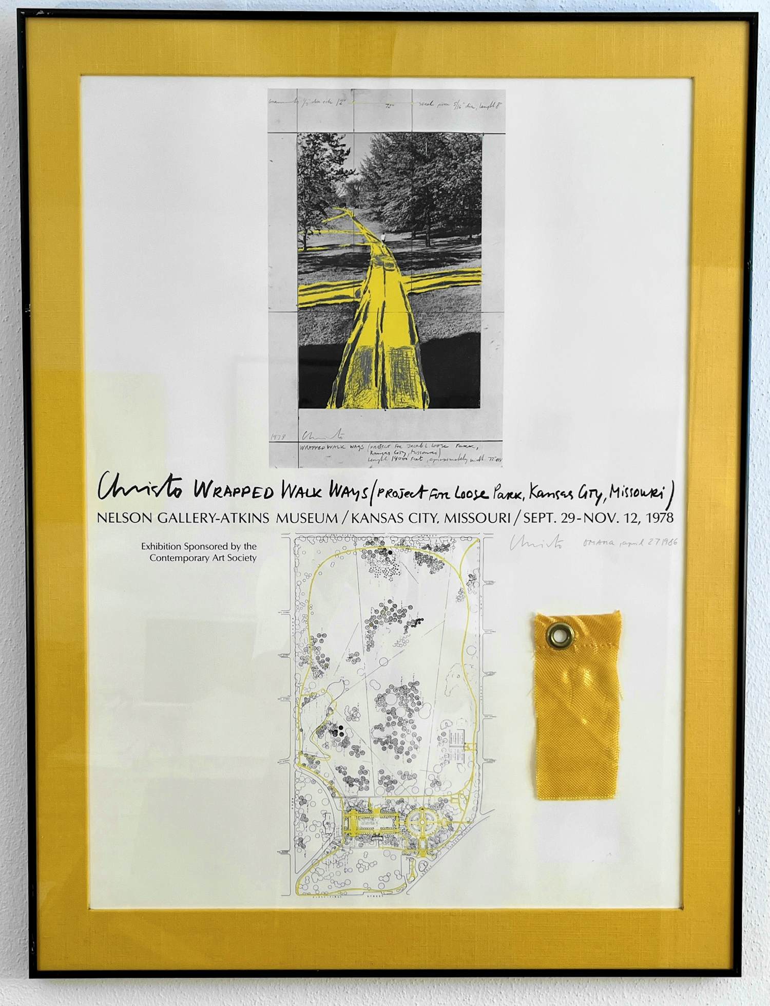 Buy Christo - Wrapped Walk Ways, Kansas City, 1978? Bid from 500!