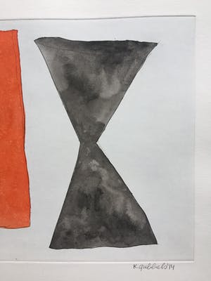 Klaas Gubbels - ets met aquarel ingekleurd ‘Soestdijk’ - 2014 kopen? Bied vanaf 275!