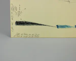 Jan Mulder - Paal en gras, ontwerp tekening voor een beeld. kopen? Bied vanaf 40!