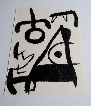 Joan Miro - Houtsnede 1973/75 " oplage 1.500 stuks ,Lelong ,Paris kopen? Bied vanaf 85!