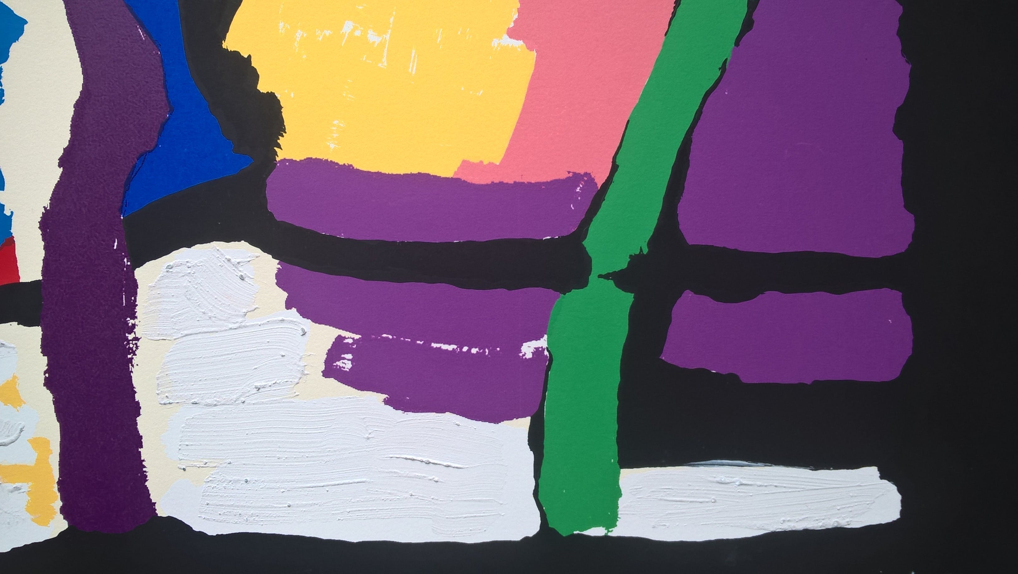 Karel Appel - Deux personnages - gesigneerde zeefdruk kopen? Bied vanaf 1000!