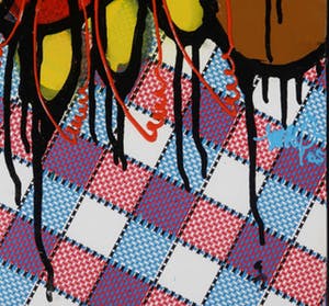 SMAEL - Acryl en collage, Zonder titel kopen? Bied vanaf 80!