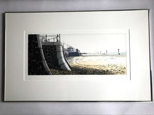 Wim Bettenhausen - Aan de voet van de boulevard (Grote ets met aquatint) kopen? Bied vanaf 139!