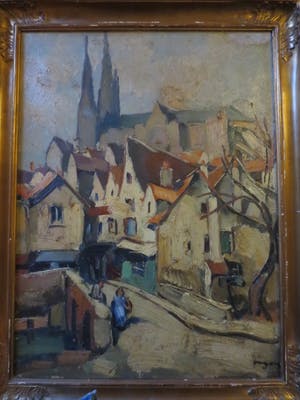 Louis Jacques Vigon - Cathedrale de Chartres kopen? Bied vanaf 80!