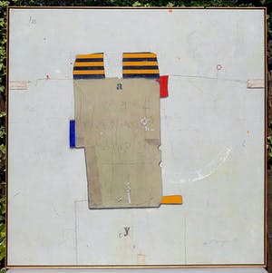 Cole Morgan - Stripes XIX, gemengde techniek op doek (goed ingelijst, zeer groot) kopen? Bied vanaf 3750!