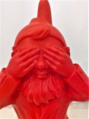 Ottmar Horl - See Nothing kabouter (rood) verkocht voor € 1!
