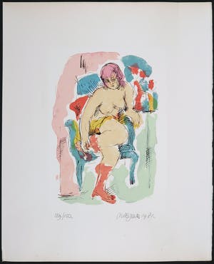 Nic Jonk - Portfolio met drie zeefdrukken - De nereïden grootschermer holland kopen? Bied vanaf 100!